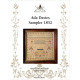 Ada Davies Sampler 1852
